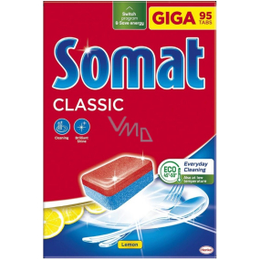 Somat Classic Giga Lemon tabletki do zmywarki 95 sztuk Somat Classic Giga Lemon tabletki do zmywarki 95 sztuk