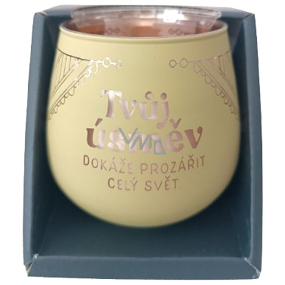 Albi Zrcadlový svícen Twój uśmiech 9 cm Albi Zrcadlový svícen Twój uśmiech 9 cm