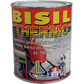 Bisil Thermo ognioodporna farba 700 °C, srebrna, 700 g