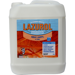 Lazurol Aqua S Akryl V1302 mat lak na dřevo 5 kg