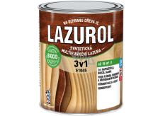 Lazurol 3w1 S1045 cienkowarstwowa lazura do drewna T080 mahagon 0,75 l