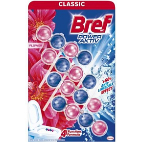 Bref WC blok Power Aktiv Kwiatowy 4 x 50 g