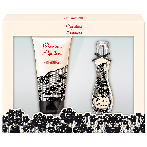 Christina Aguilera Signature parfémovaná voda 30 ml + sprchový gel 50 ml, dárková sada