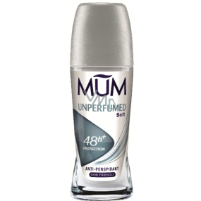 Mum Unperfumed Soft kuličkový antiperspirant deodorant roll-on pro ženy 50 ml Mum Unperfumed Soft kuličkový antiperspirant deodorant roll-on pro ženy 50 ml