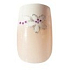 Diva & Nice Natureasy Nails Decorated nalepovací nehty přírodní se stříbrnými kytičkami 24 kusů + lepidlo 2 g