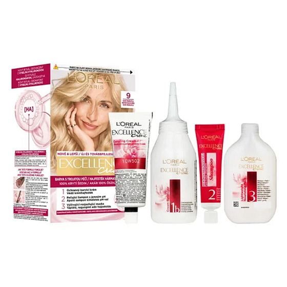 Loreal Paris Excellence Creme farba do włosów 9 Blond bardzo jasny