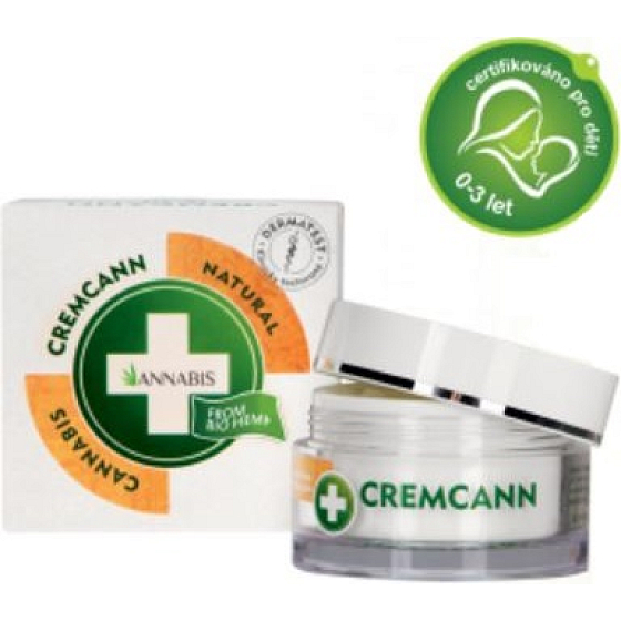 Annabis Cremcann Omega 3-6 přírodní detoxikační pleťový krém 50 ml