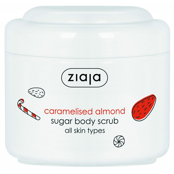 Ziaja Karamelizovaná mandle zimní cukrový peeling 200 ml