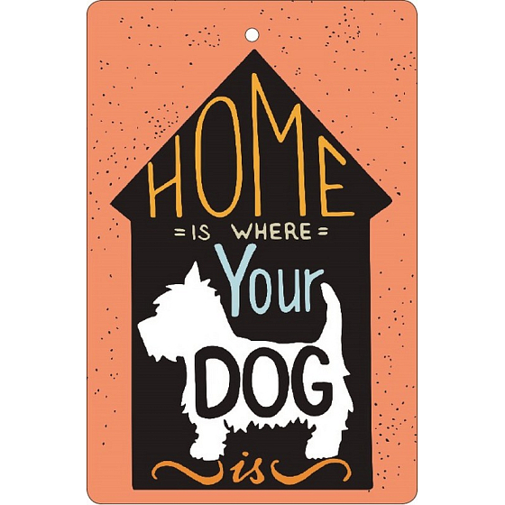 Bohemia Gifts Aromatická vonná karta Dog 10,5 x 16 cm