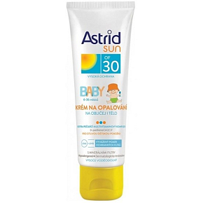 Astrid Sun Baby OF30 krém na opalování na obličej a tělo 75 ml