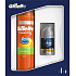 Gillette Fusion5 Ultra Sensitive gel na holení 200 ml + Pro 3v1 balzám po holení 50 ml, kosmetická sada pro muže