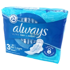 Always Ultra Night podpaski higieniczne z skrzydełkami 7 sztuk