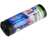 Vektex Worki na śmieci czarne 24 µ, 60 litrów 60 x 70 cm 10 sztuk