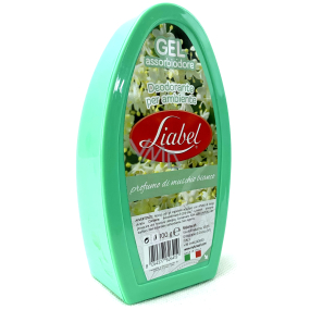 Liabel Muschio Bianco - Biały żelowy odświeżacz powietrza wanienka 100 g