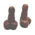 Goldstone złoty Penis dla szczęścia o wysokości około 3 cm, kamień ambicji