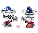 Charm Srebrna 925 Disney Czarodziej Mickey, koralik na bransoletkę na święta