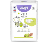 Bella Happy 0 Przedwczesne Noworodki od 0 - 2 kg jednorazowe pieluchy dla wcześniaków i dla noworodków z niską wagą urodzeniową 46 sztuk