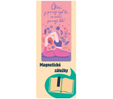 Albi Magnetyczna zakładka do książki Czytanie to moje ćwiczenie 8,7 x 4,4 cm