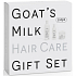 Ziaja Goat´s Milk Hair Care szampon do włosów 400 ml + odżywka do włosów 200 ml + maska do włosów 200 ml, zestaw kosmetyczny dla kobiet