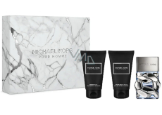 Michael Kors Pour Homme parfémovaná voda 50 ml + balzám po holení 50 ml + sprchový gel 50 ml, dárková sada pro muže