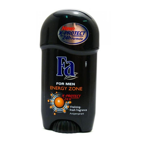 Fa Men 3D Energy Zone antiperspirant deodorant stick pro muže 50 ml