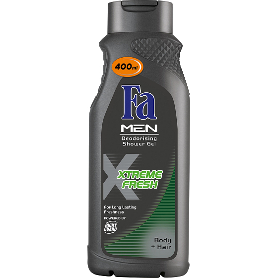Fa Men Xtreme Fresh sprchový gel na tělo a vlasy 400 ml