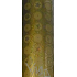 Zoewie Dárkový balicí papír 70 x 150 cm Vánoční zlatý s hvězdičkami a třpytkami