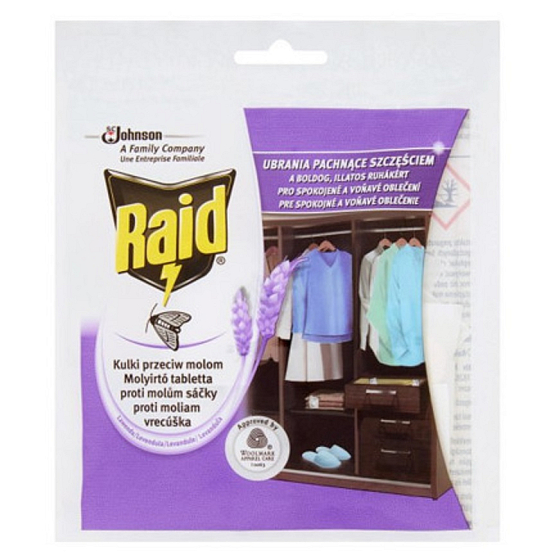 Raid Levandule Proti molům sáčky 18 kusů