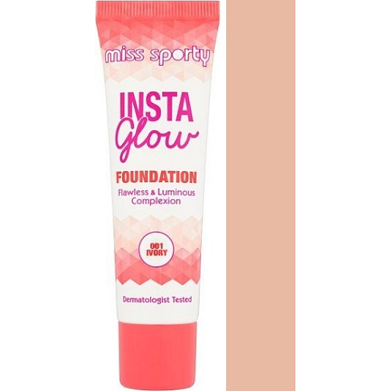 Miss Sporty Insta Glow Foundation make-up 001 Ivory 30 ml