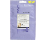 Marion Professional revitalizująca kolorująca maska do włosów blond z limonką i lnem 2 x 20 ml