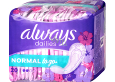 Always Dailies Singles To Go Normal Fresh Scent wkładki intymne 20 sztuk