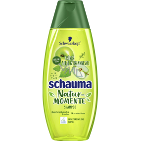 Schauma Natural Moments Green Apple & Nettle šampon pro normální vlasy 400 ml
