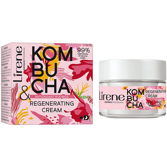 Lirene Kombucha & Antioxidant rooibos krem regenerujący nawilżający 50 ml