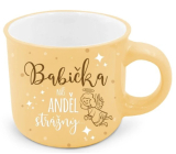 Nekupto Dárkový mini hrneček Babcia - nasz anioł stróż 100 ml