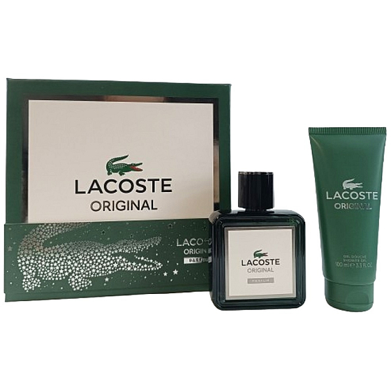Lacoste Original Parfum 60 ml + żel pod prysznic 100 ml, zestaw prezentowy dla mężczyzn