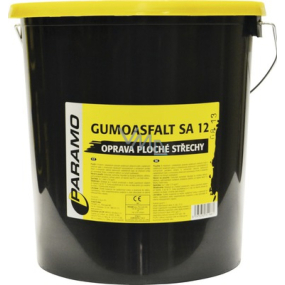 Gumoasfalt SA 12 asfaltový nátěr na opravu střech černý, 10 kg