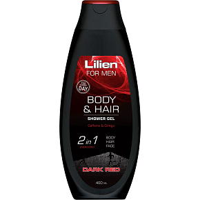 Lilien Men Dark Red żel pod prysznic dla mężczyzn, 400 ml