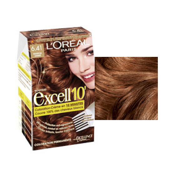 Loreal Paris Excell 10 barva na vlasy odstín 6,41 měděná