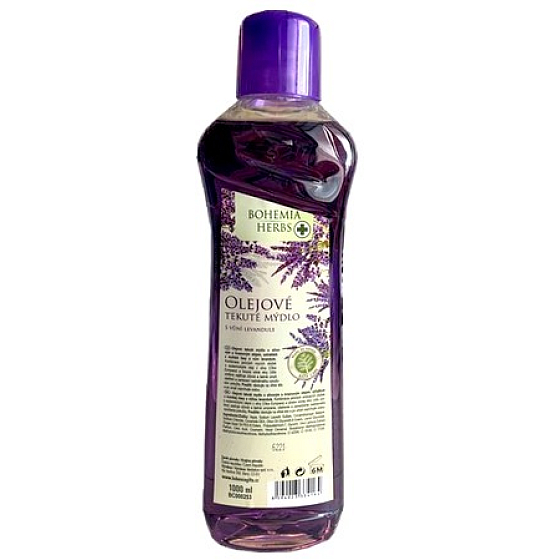 Bohemia Gifts Spa Lawendowe olejowe mydło płynne 1 l