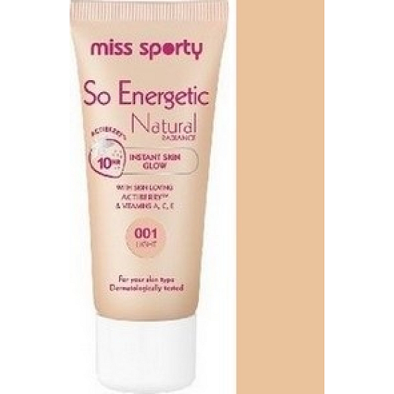 Miss Sporty So Energetic Radiance make-up 01 Light 30 ml