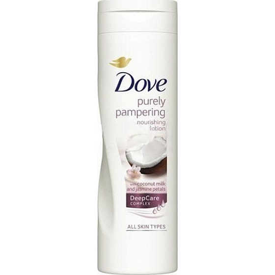 Dove Purely Pampering Kokosové mléko a Květy jasmínu tělové mléko 250 ml