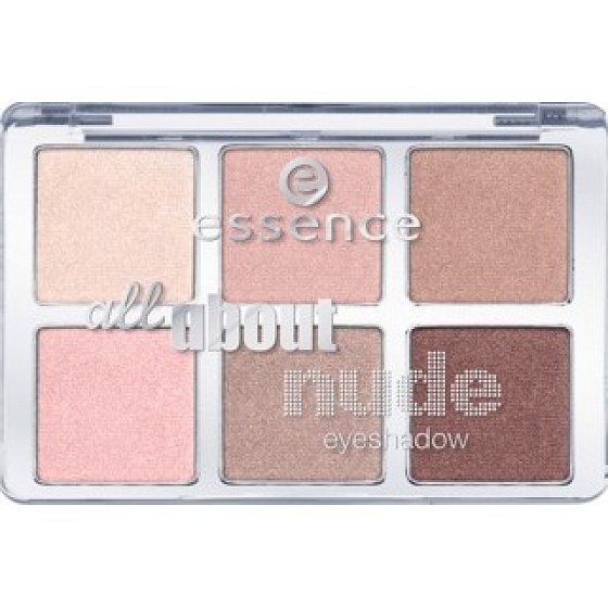 Essence All About Eyeshadow paletka očních stínů 01 Nude 8,5 g