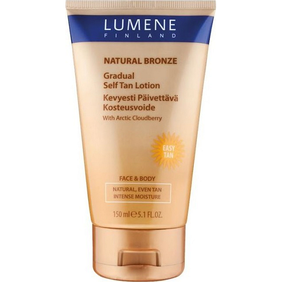 Lumene Natural Bronze samoopalovací mléko na obličej a tělo 150 ml
