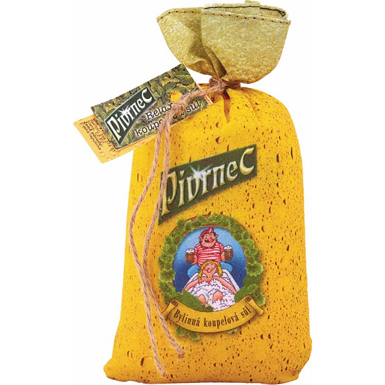 Bohemia Gifts Pivrnec s extrakty z pivních kvasnic a chmele sůl do koupele 600 g