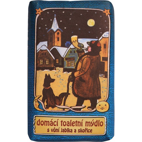 Bohemia Gifts Josef Lada Jablko a Skořice domácí toaletní mýdlo 100 g