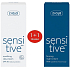 Ziaja Sensitive Skin zklidňující denní krém redukující podráždění 50 ml + Sensitive Skin zpevňující noční krém redukující podráždění 50 ml, duopack