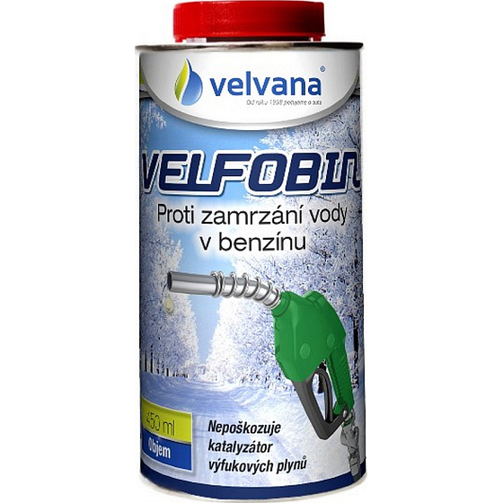 Velvana Velfobin środek przeciw zamarzaniu wody w benzynie 450 ml