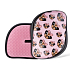 Tangle Teezer Compact Profesionální kompaktní kartáč na vlasy, Pug Love - černo-růžový s pejsky
