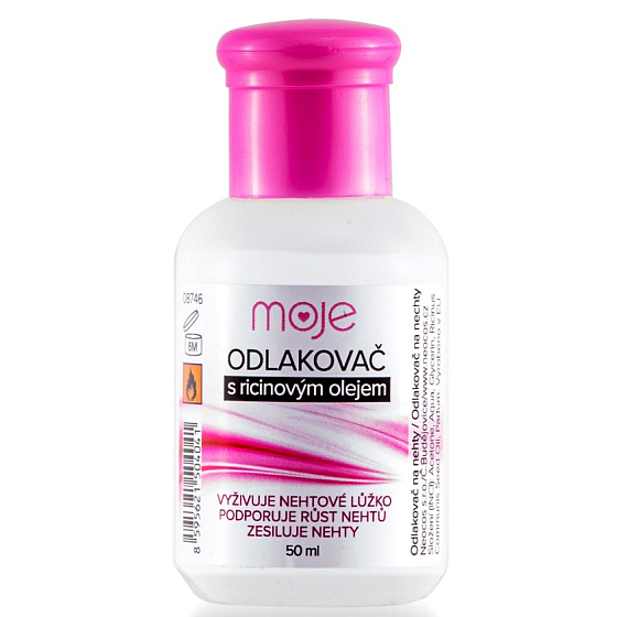 Moje Odlakovač na nehty s ricinovým olejem 50 ml