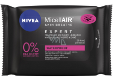 Nivea Expert expertní micelární odličovací ubrousky odstraňují i dlouhotrvající a voděodolný make-up 20 kusů